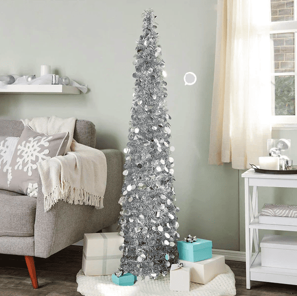 Árbol Navidad Plegable + 200 Bombillos